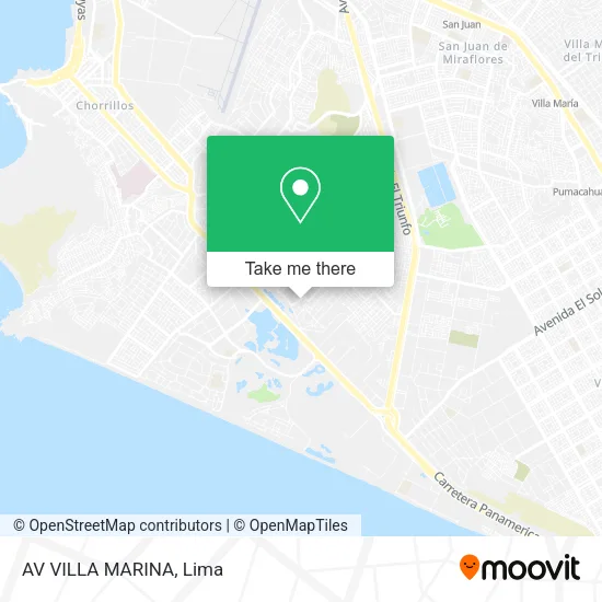 AV  VILLA MARINA map