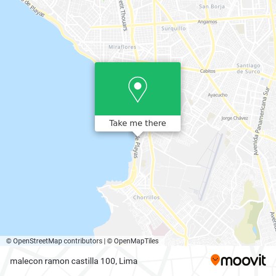 malecon ramon castilla 100 map