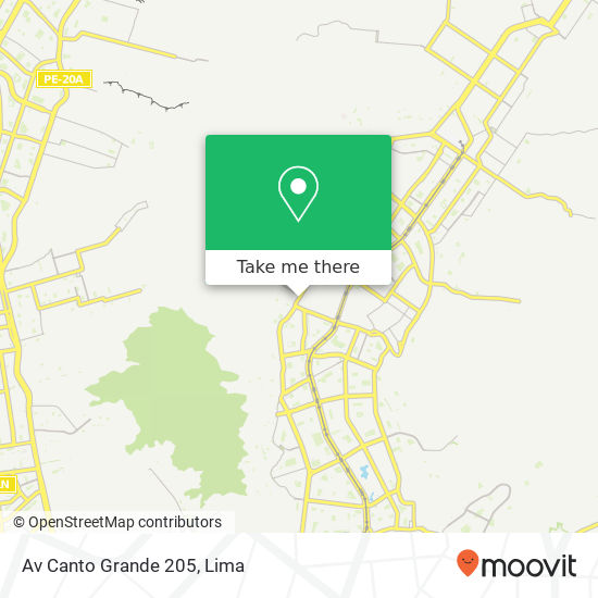 Av  Canto Grande 205 map