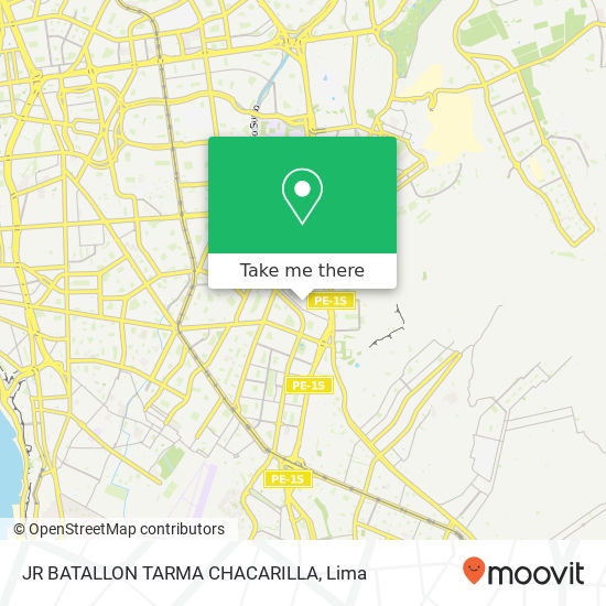 JR  BATALLON TARMA  CHACARILLA map