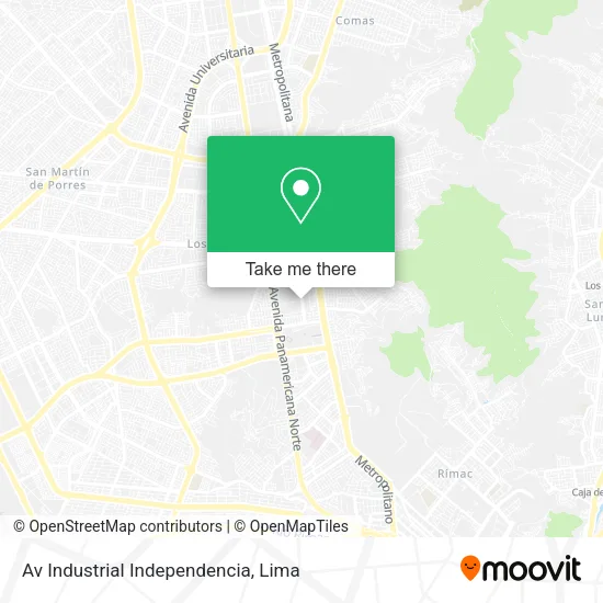 Mapa de Av  Industrial  Independencia