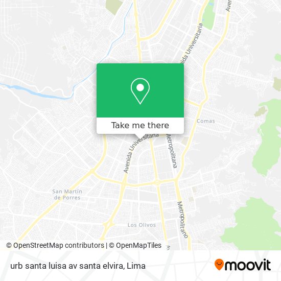 Mapa de urb santa luisa  av santa elvira