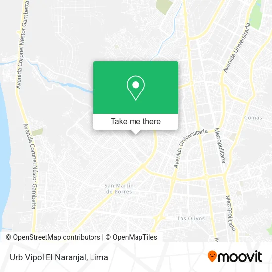 Mapa de Urb Vipol  El Naranjal
