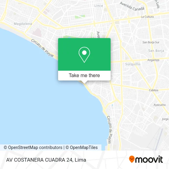 AV  COSTANERA CUADRA 24 map