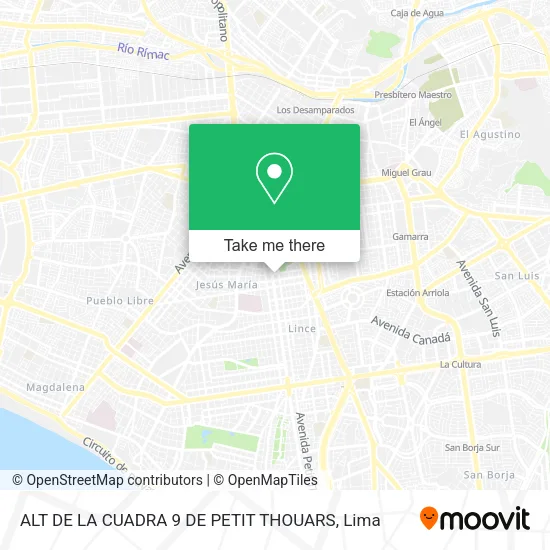 ALT  DE LA CUADRA 9 DE PETIT THOUARS map