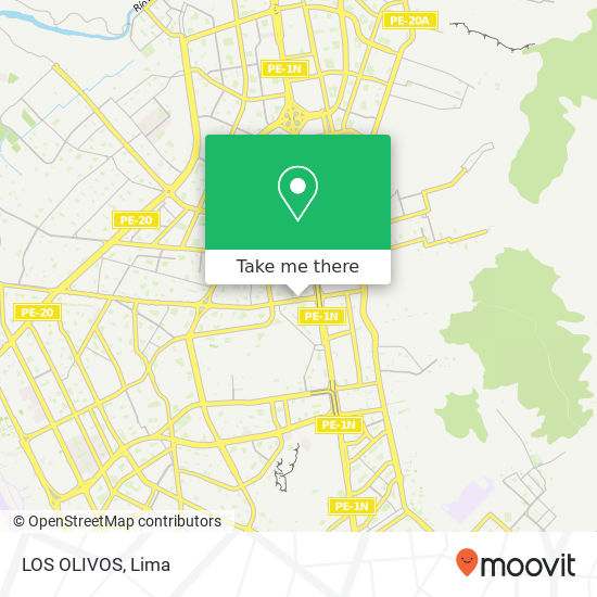 LOS OLIVOS map