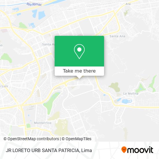 JR  LORETO URB  SANTA PATRICIA map