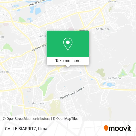 CALLE BIARRITZ map