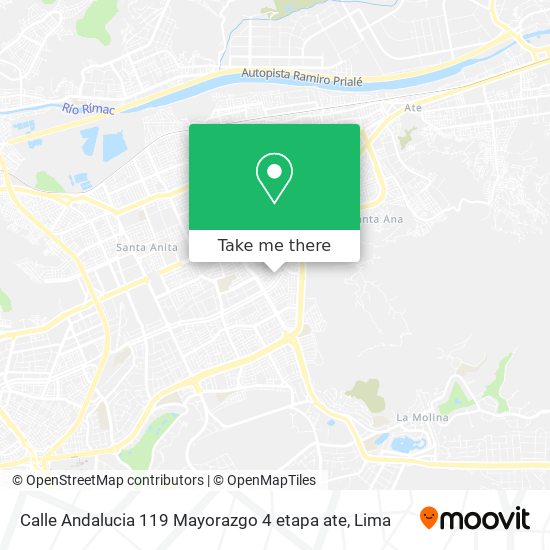 Calle Andalucia 119  Mayorazgo 4 etapa  ate map