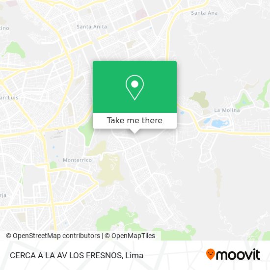 Mapa de CERCA A LA AV  LOS FRESNOS