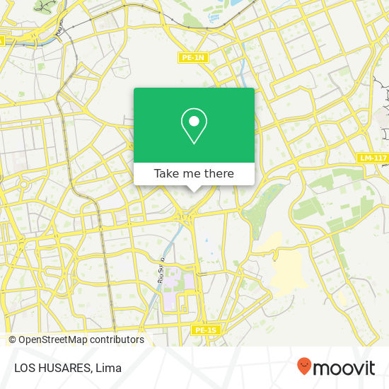 LOS HUSARES map