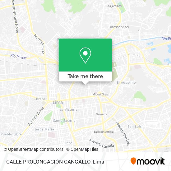 CALLE PROLONGACIÓN CANGALLO map