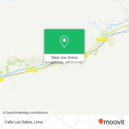 Calle Las Dalias map