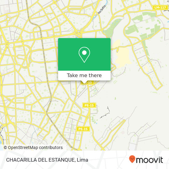 CHACARILLA DEL ESTANQUE map