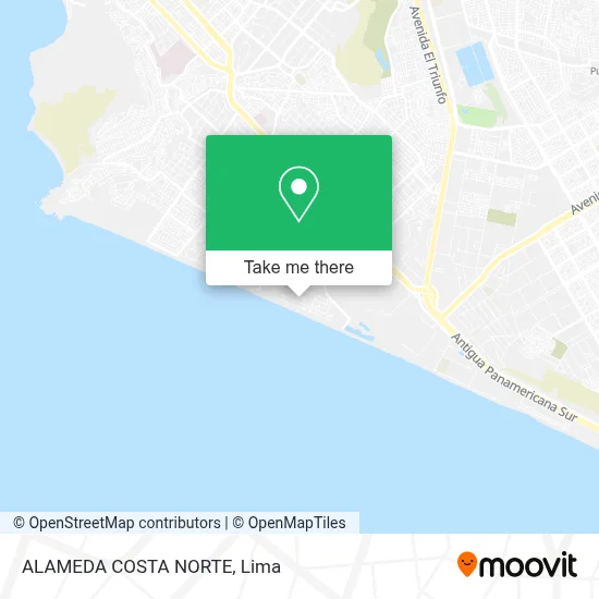 ALAMEDA COSTA NORTE map
