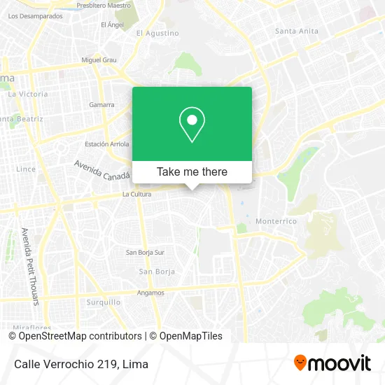 Mapa de Calle Verrochio 219