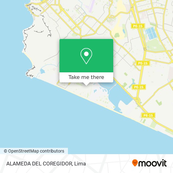 Mapa de ALAMEDA DEL COREGIDOR