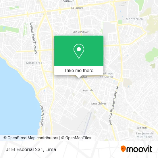 Jr  El Escorial 231 map