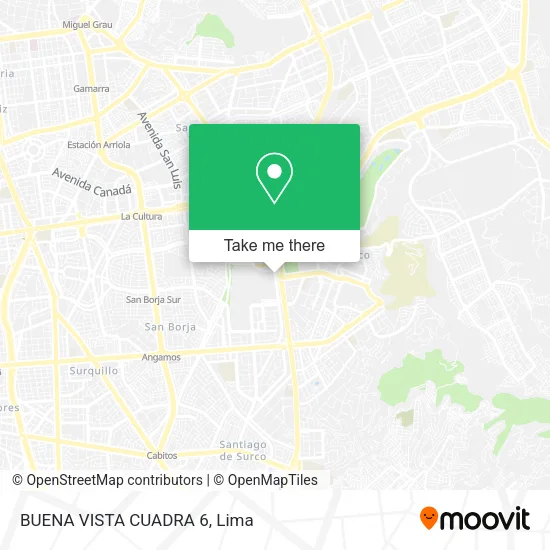 Mapa de BUENA VISTA CUADRA 6