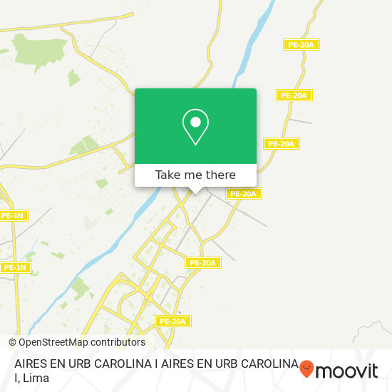 AIRES EN URB  CAROLINA I  AIRES EN URB  CAROLINA I map