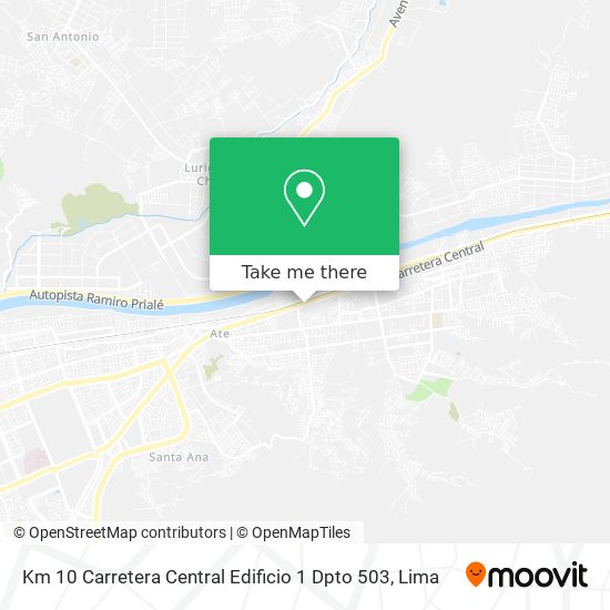 Km  10 Carretera Central  Edificio 1  Dpto  503 map