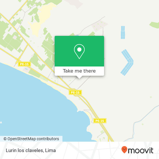 Lurin los claveles map