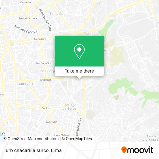 Mapa de urb chacarilla  surco