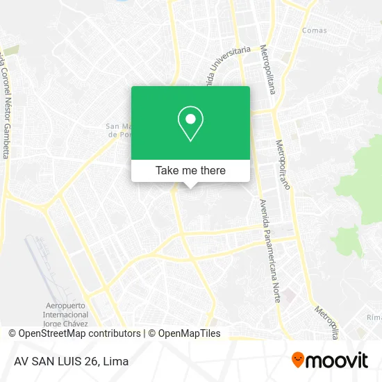 AV  SAN LUIS  26 map