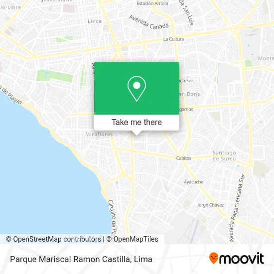 Parque Mariscal Ramon Castilla map