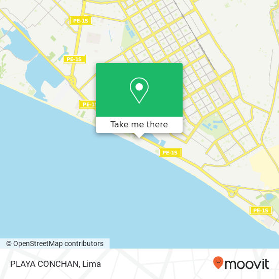 PLAYA CONCHAN map