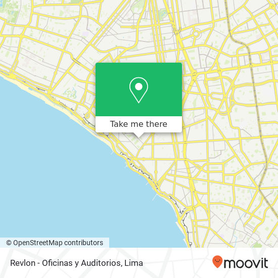 Revlon - Oficinas y Auditorios map