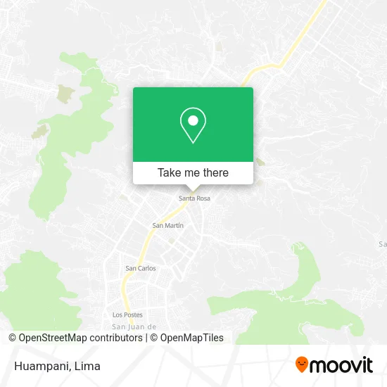 Mapa de Huampani