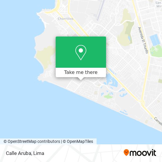 Calle Aruba map