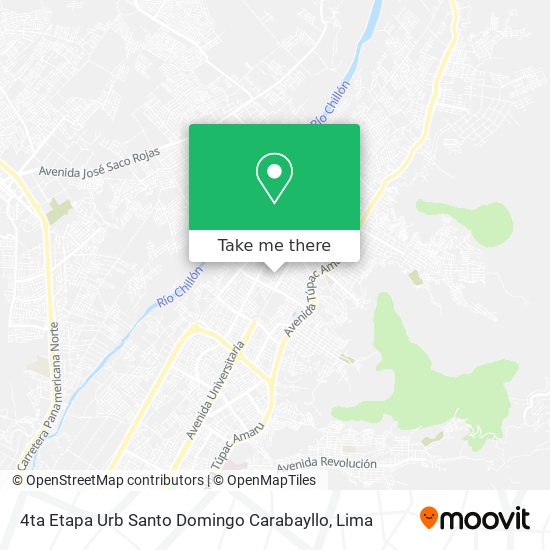 Mapa de 4ta  Etapa   Urb  Santo Domingo   Carabayllo