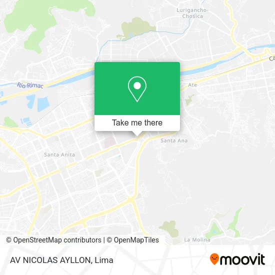 Mapa de AV NICOLAS AYLLON