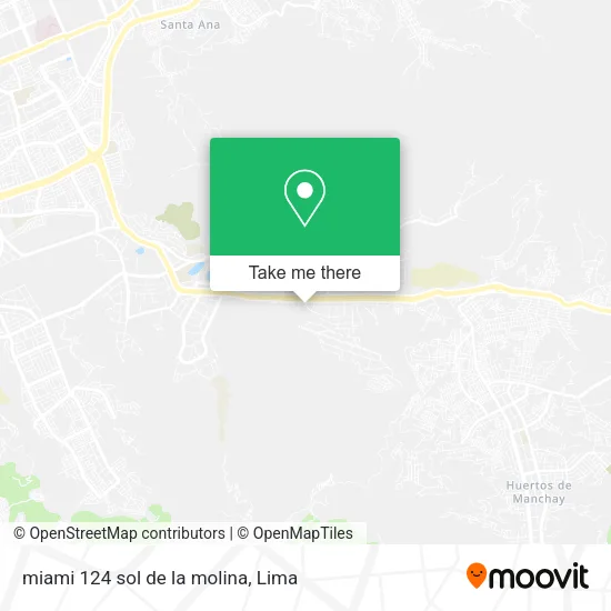 Mapa de miami 124 sol de la molina