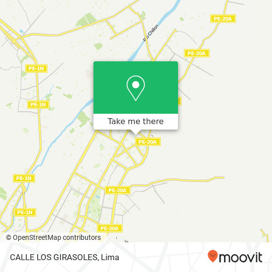 CALLE LOS GIRASOLES map