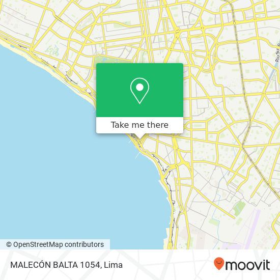 MALECÓN BALTA 1054 map