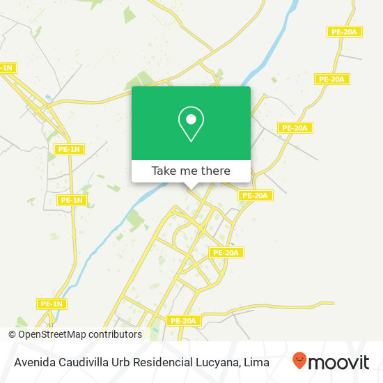 Avenida Caudivilla Urb  Residencial Lucyana map