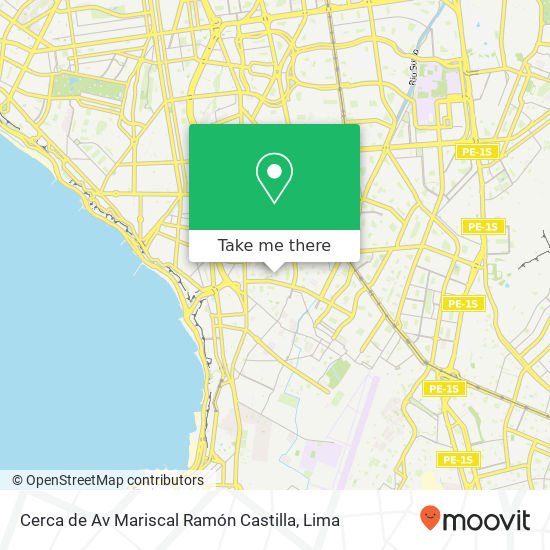 Mapa de Cerca de Av  Mariscal Ramón Castilla