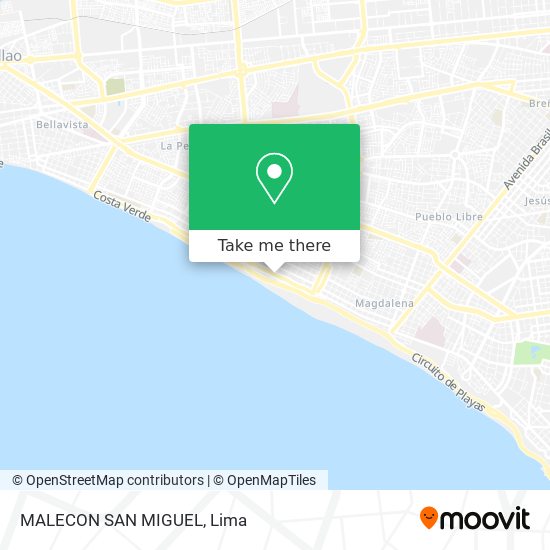 Mapa de MALECON SAN MIGUEL