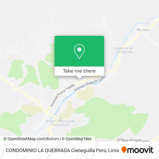 CONDOMINIO LA QUEBRADA  Cieneguilla  Perú map