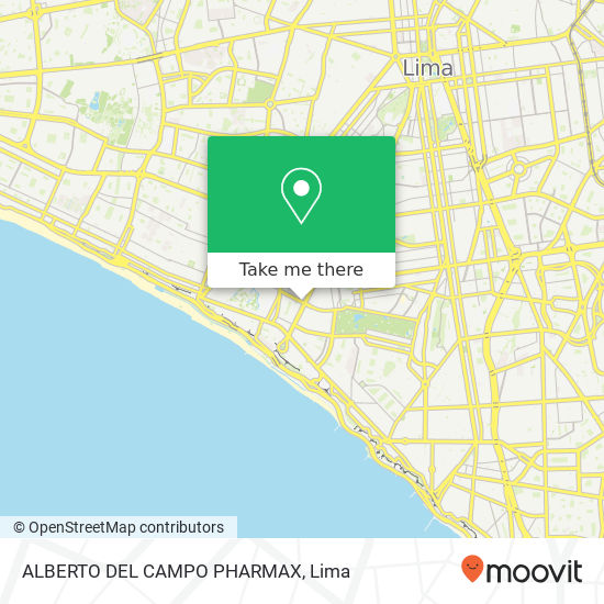 ALBERTO DEL CAMPO PHARMAX map