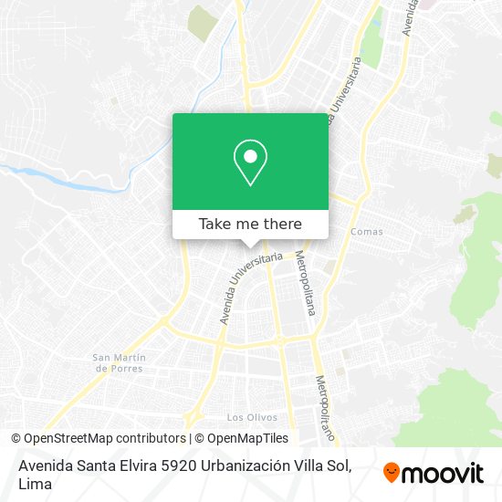 Avenida Santa Elvira 5920 Urbanización Villa Sol map
