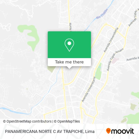 PANAMERICANA NORTE C  AV TRAPICHE map