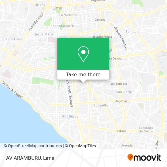 AV ARAMBURU map