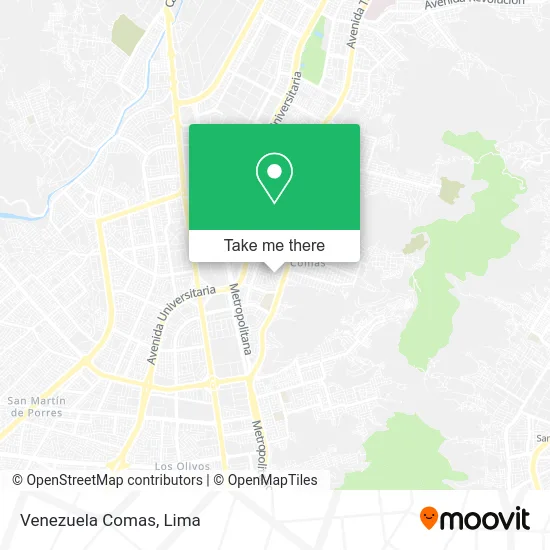 Venezuela  Comas map