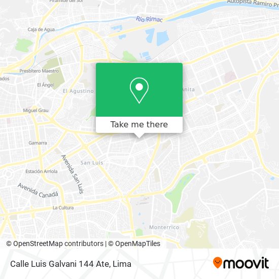 Calle Luis Galvani 144   Ate map