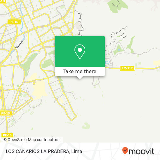 LOS CANARIOS  LA PRADERA map