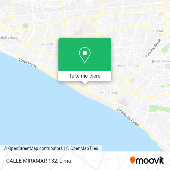 CALLE MIRAMAR 132 map